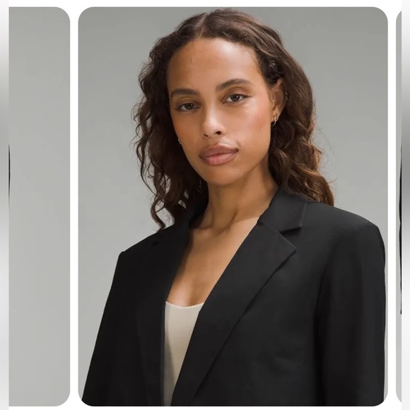 Lululemon relaxed twill blazer black XS NWT - Picture 2 of 11